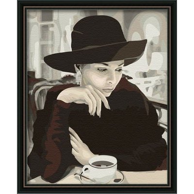 Lonely mujeres imagen pintura pintura por número ventas al por mayor diy pintura por números