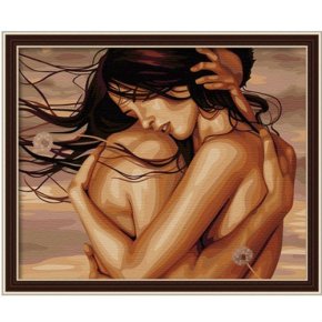 Öl nackte frauen gemälde, diy Öl malen nach zahlen sexy frauen bild malerei heißer verkauf handwerk geschenk-set