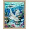 wholesales diy oil painting seascape fish photo design canvas oil painting by numbers yiwu painting factory
