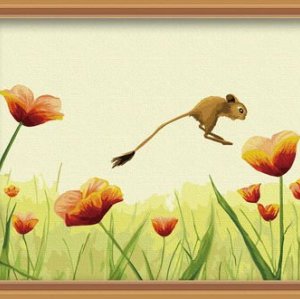 wholesales paint with numbers GO53 flower picture canvas painting yiwu wholesales jiacaitianyan