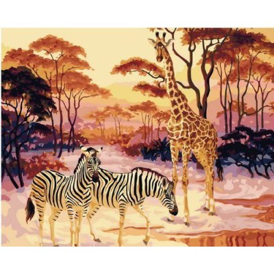 wholesales painting by numbers nature animal photo landscape painting on canvas digital painting