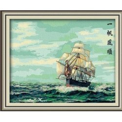 großhandel diy Ölgemälde seenlandschaft chinesische Öl malen nach zahlen