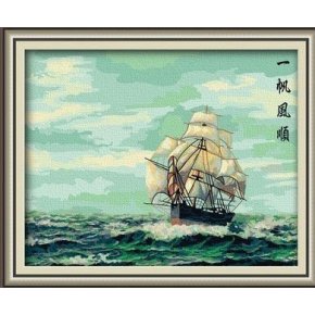großhandel diy Ölgemälde seenlandschaft chinesische Öl malen nach zahlen