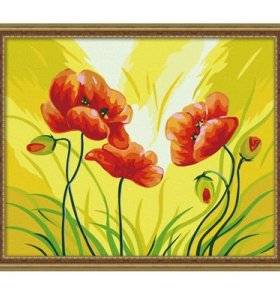 wholesales diy paint with numbers G076 flower design painting on canvas handmaded painting