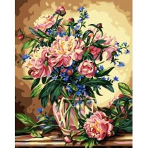 diy painting by numbers new flower design wholesales diy paint by number