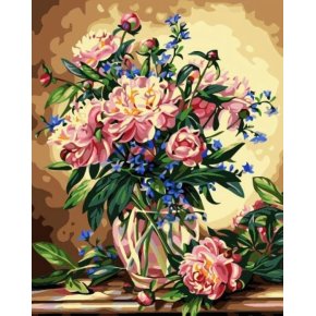 Diy pintura por números nuevo diseño de la flor ventas al por mayor diy pintura por número