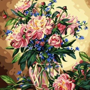 diy painting by numbers new flower design wholesales diy paint by number