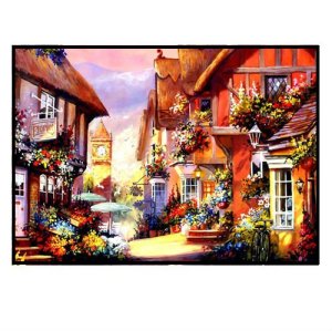 oil painting beginner kit-canvas oil painting set-landscape painitng wholesales diy painting by numbers