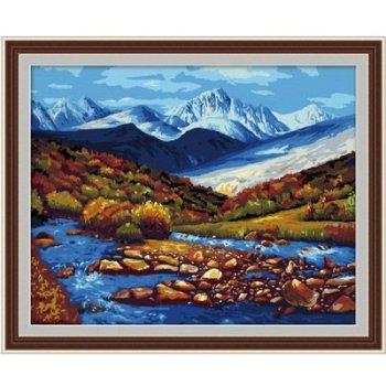 nature landscape oil painting coloring by numbers wholesales diy oil painting