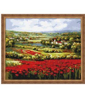 G113 pintura al óleo abstracta de la flor con la imagen ventas al por mayor pintura con números