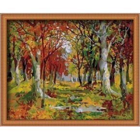 Paisaje del diseño del árbol de pintura por números ventas al por mayor de diy pintura al óleo con números