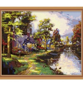 landscape canvas paintings hot selling painting china wholesales diy painting by numbers