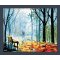 G130 lonely road tree picture oil canvas painting wholesales diy paint with numbers