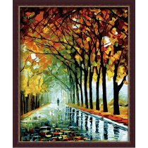 abstract lonely oil paintings wholesales painting by numbers acrylin painting