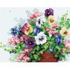 wholesales diy oil painting with numbers new flower hot selling craft gift