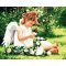 wholesales painting with numbers G151 angel design picture canvas painting