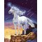 G153 running horse painting on canvas wholesales paint with numbers