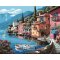 seascape nature landscape canvas painting, oil painting by numbers