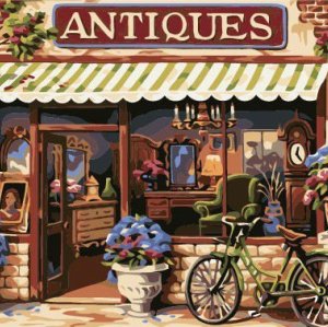 wholesales diy paint with numbers antiques design of canvas painting