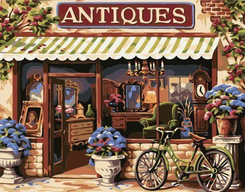 wholesales diy paint with numbers antiques design of canvas painting