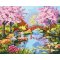 canvas painting by numbers flower picture oil painting factory hot selling painting