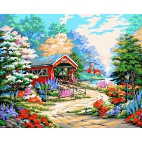 Landschaft diy malen nach zahlen moderne Ölgemälde porzellanfabrik
