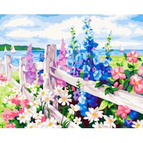 G183 abstrakten Öl malen nach zahlen mit blumen-design handmaded malerei heißer verkauf blumenbilder