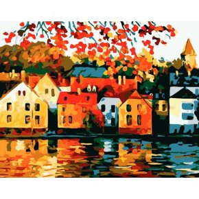 Natur Landschaft stadt landschaft leinwand gemälde großhandel malen nach zahlen