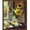 painting by number kits oil painting beginner kit paint boy 40*50cm sunflower painting