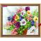 wholesales diy painting with numbers G143 flower picture with vase painting jia cai tian yan paint boy brand