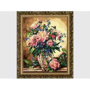 Paintboy diy pintura al óleo digital de, Pintura al óleo imagen de la flor del diseño
