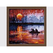 Excellent Canvas Handmade coloring by numbers diy painting by numbers new landscape painting