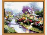 paintboy diy oil painting by numbers landscape flower picture oil painting on canvas