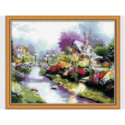 paintboy diy oil painting by numbers landscape flower picture oil painting on canvas