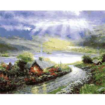 diy oil painting by numbers - environmental acrylic paint - REACH