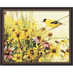 Neue blume diy Ölbild von Zahlen- en71-3- astmd- 4236 acrylfarbe- Lack Junge 40*50cm g044