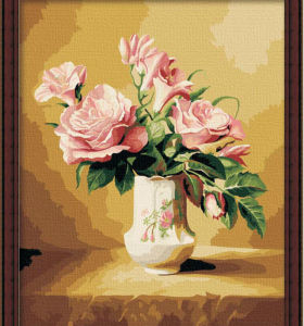 Pintura de la flor por números - EN71-3 - ASTMD-4236 de acrílico pintura - pintura 40 * 50 cm G063