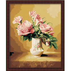 Blume malen nach zahlen- en71-3- astmd- 4236 acrylfarbe- Lack Junge 40*50cm g063