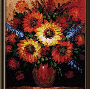 paintboy painting with numbers - environmental flower acrylic paint - REACH CE 40*50cm G062