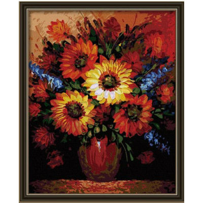 Paintboy pintura con números - del medio ambiente de acrílico de la flor pintura - alcance CE 40 * 50 cm G062