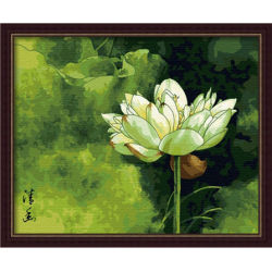 Blume malen mit Zahlen- en71-3- astmd- 4236 acrylfarbe- Lack Junge 40*50cm g070