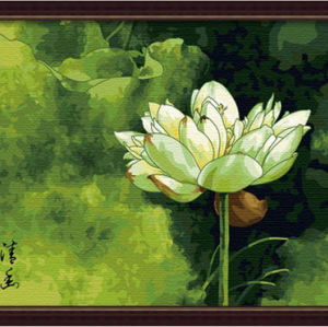 flower paint with numbers - EN71-3 - ASTMD-4236 acrylic paint - paint boy 40*50cm G070