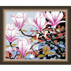 Lack-sets für Malerei- blume acrylfarbe- Lack Junge 40*50cm g072