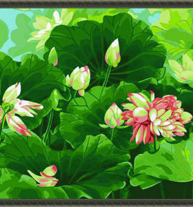 Diy pintura por números - de acrílico de la flor pintura - pintura 40 * 50cm-oil pintura de bellas artes