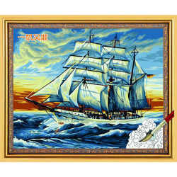 Paintboy malen mit zahlen- Acryl malen- seascape leinwand Ölgemälde g077