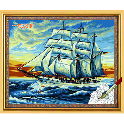 Paintboy malen mit zahlen- Acryl malen- seascape leinwand Ölgemälde g077