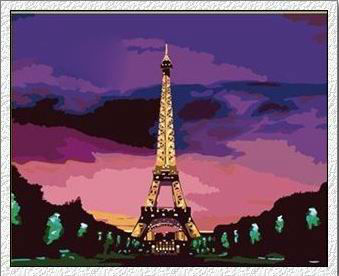 Paris design diy malen mit zahlen- en71-3- astmd- 4236 acrylfarbe- Lack Junge 40*50cm