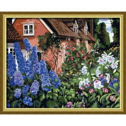 Blume foto diy Öl malen nach zahlen- en71-3- astmd- 4236 acrylfarbe- Lack Junge 40*50cm