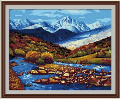 painting by numbers - environmental acrylic paint - REACH 40*50cm-new landscape oil painting