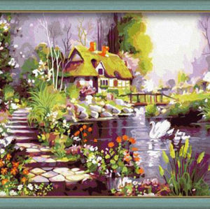 painting by numbers - environmental acrylic paint - landscape canvas paintings G096